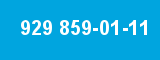 929 859-01-11 929 859-01-11